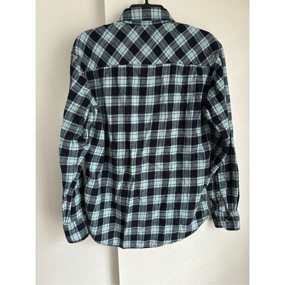 Lot of 2 Men's Flannels SZ Medium 100% Cotton Old Navy Ranch Tough - Picture 6 of 9